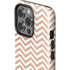 Rose Gold Chevron iPhone 15 Pro Impact Case